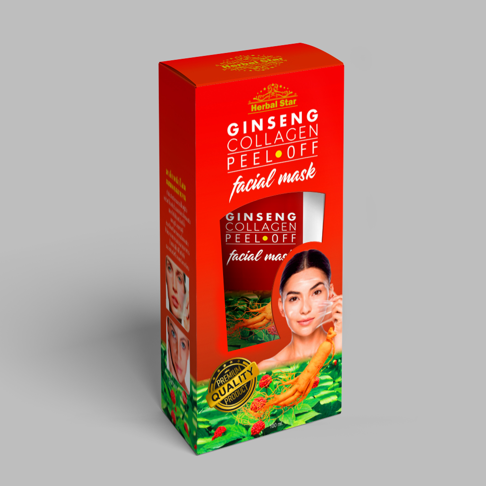 Ginseng Collagen Peel-off Facial Mask